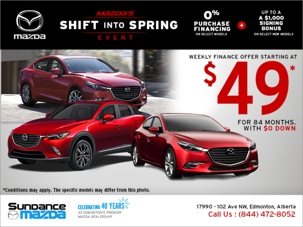 Mazda's Shift Into Spring Event