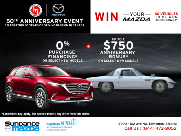 Mazda's 50th anniversary event !