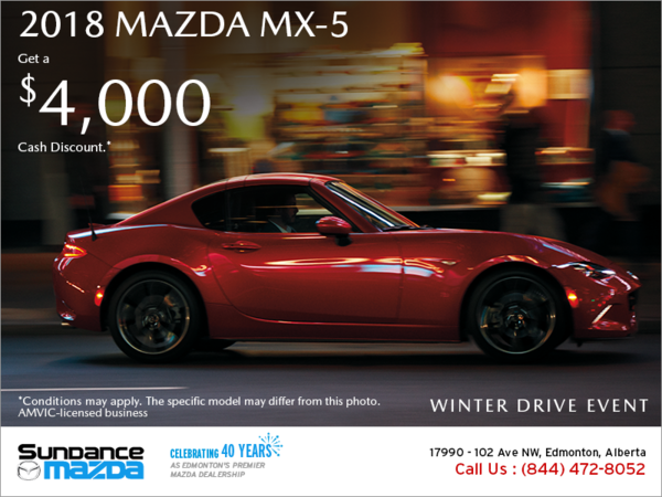 Get the 2018 Mazda MX-5 today!