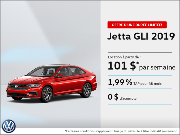 La toute nouvelle Jetta GLI 2019