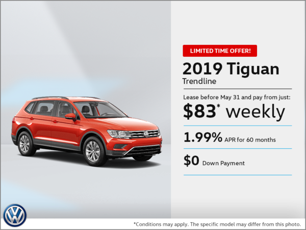 Lease the 2019 Tiguan!