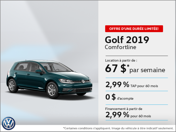 Louez la Golf 2019!