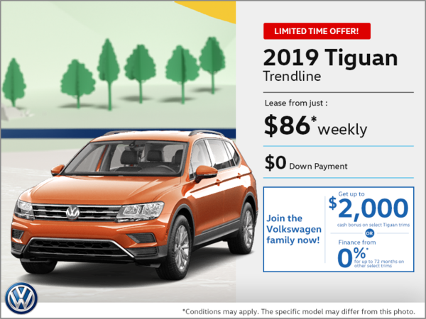 Lease the 2019 Tiguan!
