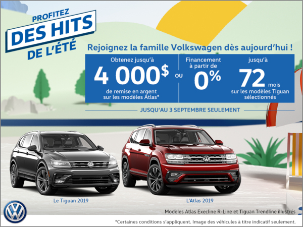 Profitez des hits de l'été!