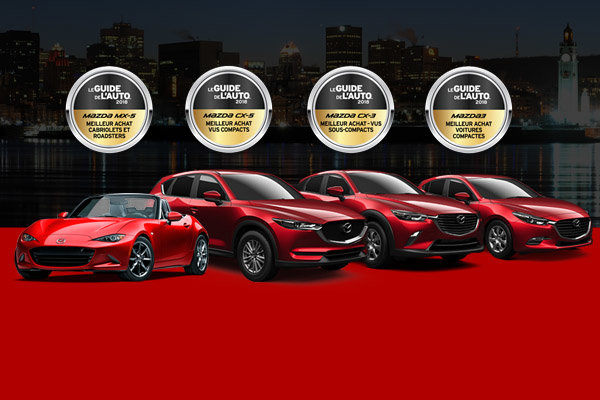 Les meilleurs achats Mazda du Guide l’Auto 2018 !