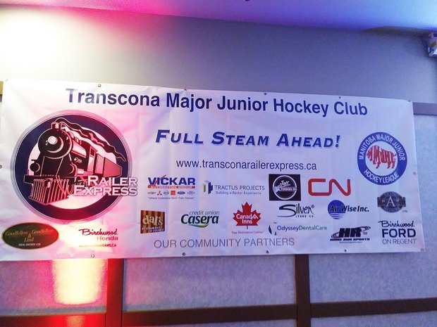 Proud to be partnered with the Transcona Railer Express hockey team