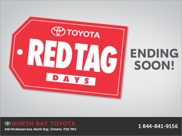 Toyota Red Tag Days! Toyota Red Tag Days!