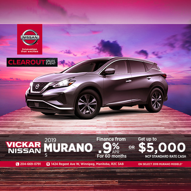 Get the 2019 Nissan Murano Today! Get the 2019 Nissan Murano Today!