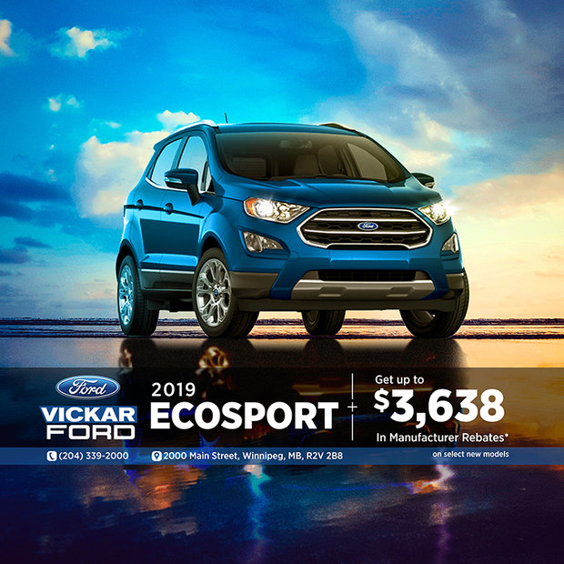 2019 Ford EcoSport $3,638 in Savings! 2019 Ford EcoSport $3,638 in Savings!