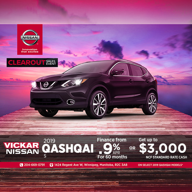 Get the 2019 Nissan Qashqai Today! Get the 2019 Nissan Qashqai Today!