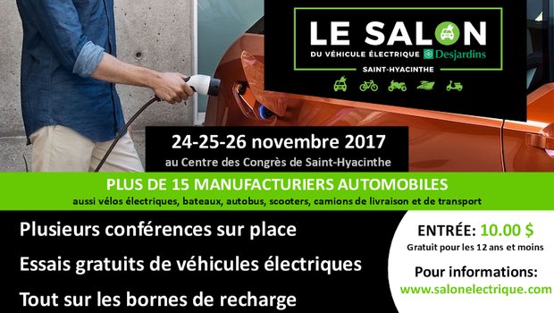 Nous sommes présents au Salon des véhicules électriques