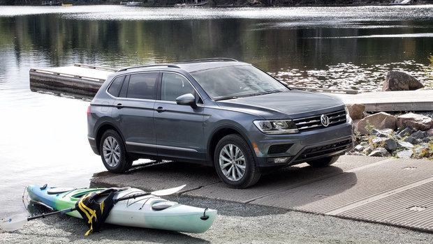 The 2019 Volkswagen Tiguan Trendline in detail
