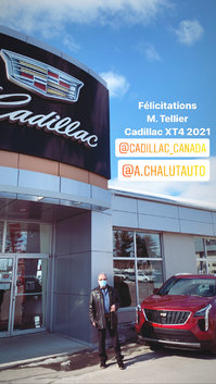 Achat XT4 Cadillac avec M.Bruneau , chalut auto