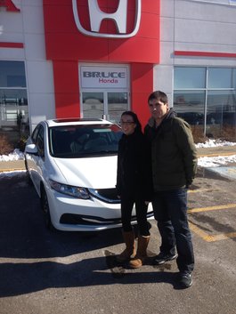 The Honda Civic was the best fit for our family