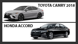 Toyota Camry 2018 versus Honda Accord
