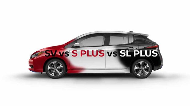 difference between nissan leaf s and sv