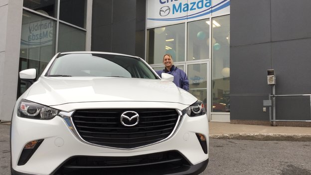Félicitations Mme Lemay pour votre nouvelle acquisition Mazda CX-3