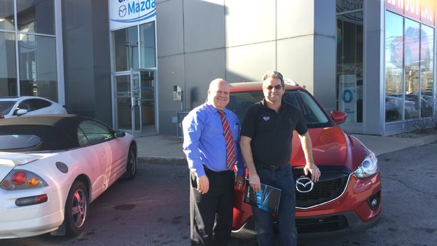 Félicitations M. Bisson pour l'acquisition de votre Mazda