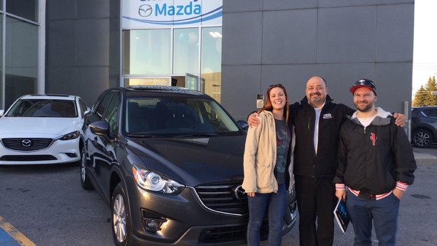 Félicitations M. Boutin et Mme Whitton pour votre achat de Mazda CX5