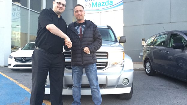 Merci M. Gladu de la confiance apportée à Chambly Mazda