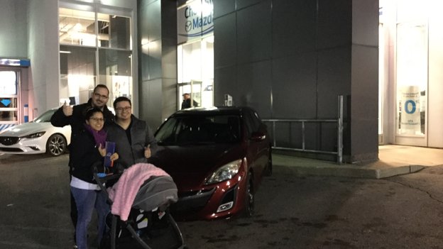 Merci à Madame Franco pour sa confiance envers Chambly Mazda