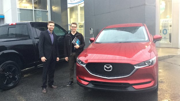 Merci M. Gosselin pour votre confiance lors de votre achat de votre Mazda CX5 2017
