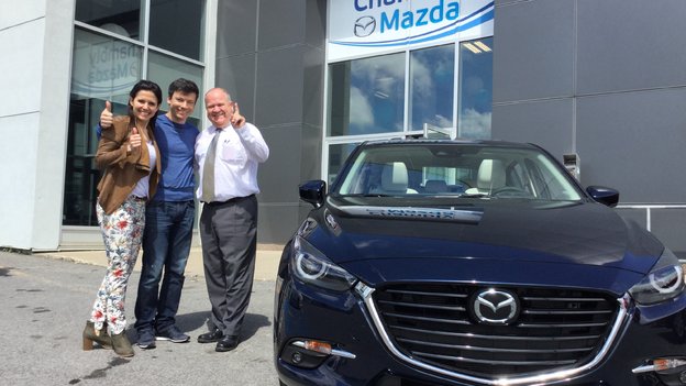 Merci à M. Tullio pour la confiance apportée à Chambly Mazda