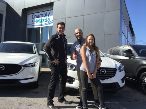 Félicitations M. Noiseux pour votre nouvelle Mazda CX5