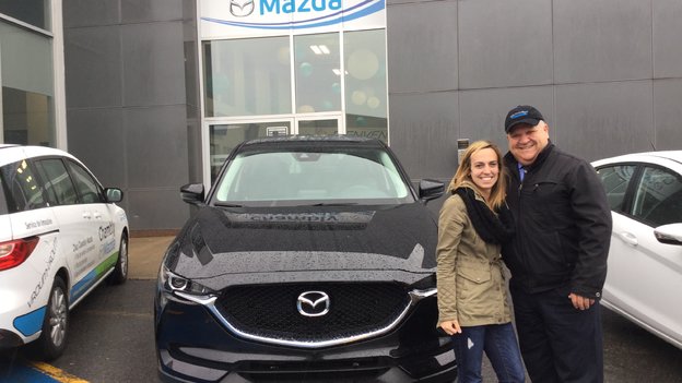 Félicitations à Mme Chloé Bélanger pour sa nouvelle Mazda CX5 2017