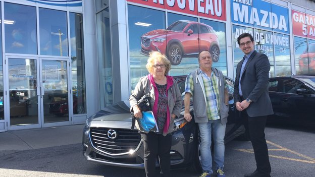 Félicitations M. Et Mme Guimond pour votre nouvelle Mazda 3 2017