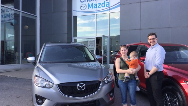 Félicitations à Mme Anabelle Dumas-Chevalier pour sa nouvelle Mazda CX5