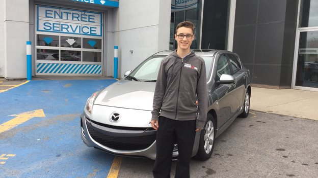 Félicitations M. Mathieu Chevigny pour l'achat de votre Mazda3