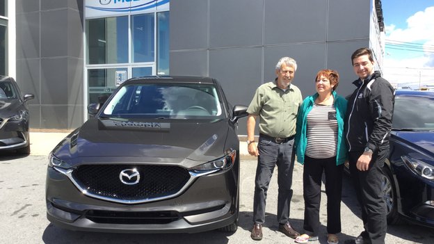 Félicitations à M. Gougeon pour sa nouvelle Mazda CX5 2017