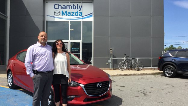 Félicitations Mme Marie Ève Gagnon pour votre nouvelle Mazda 32017