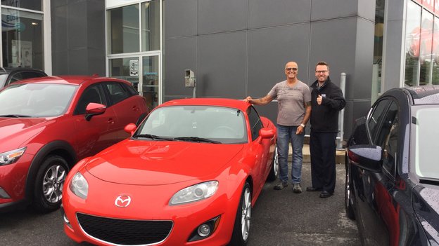 Félicitations à M. Richard Ouellet pour votre Mazda MX5