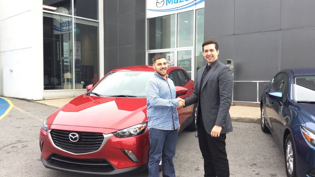 Félicitations M. Steve Keroack pour l'achat de votre nouvelle Mazda CX3 /2017
