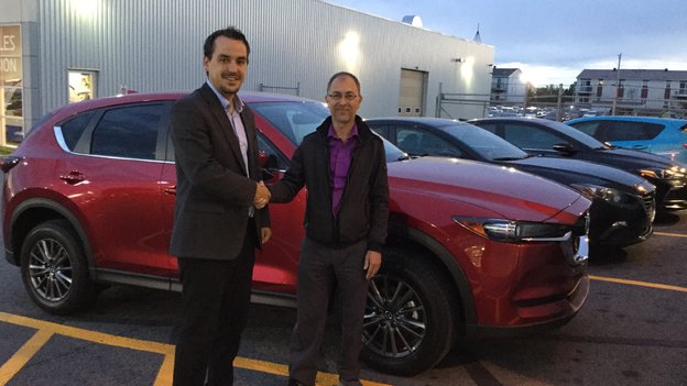 Félicitations M. Philippe Dascotte pour votre nouvelle Mazda CX5 2017