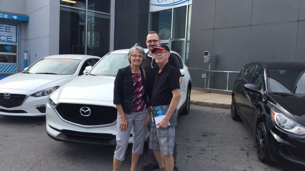 Félicitations M. Et Mme Lapointe pour votre nouvelle Mazda Cx 5