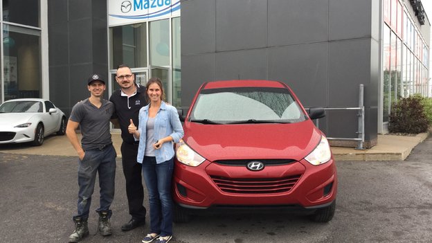 Merci Mme Roy pour la confiance envers Chambly Mazda
