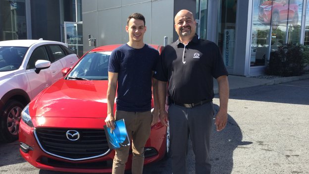 Félicitations Monsieur Laflamme pour votre nouvelle Mazda 3 2017