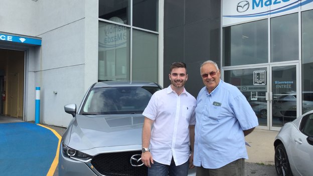 Félicitations Monsieur Lord pour votre nouvelle Mazda CX5 2017