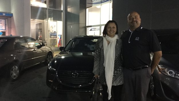 Félicitations Mme Charest pour votre nouvelle Mazda 32017