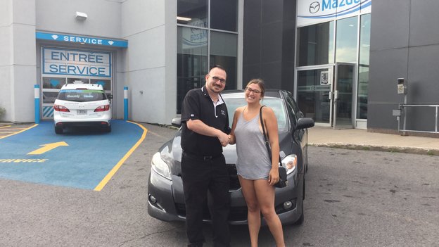 Merci Mme Germain pour votre confiance envers Chambly Mazda