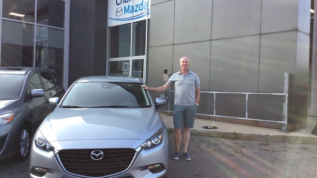 Félicitations Monsieur Ouellet pour votre nouvelle Mazda 2017