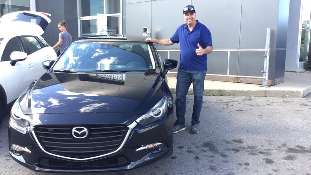 Félicitations Monsieur Marotte pour votre nouvelle Mazda 3 2017
