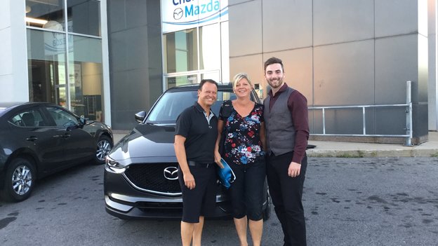 Félicitations Madame Chapdelaine pour votre nouvelle Mazda CX5 2017