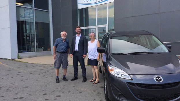 Félicitations M. Benoît Joseph pour votre nouvelle Mazda 5 2017