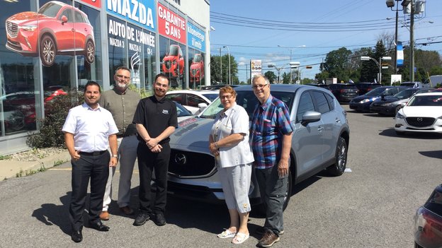Félicitations M. Léonard pour votre nouvelle Mazda CX5 2017