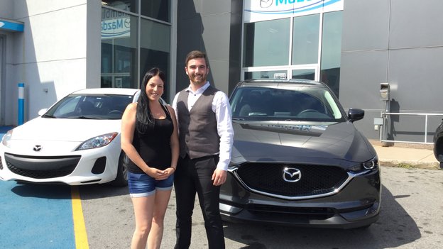 Félicitations M. Taillon Coulombe pour votre nouvelle Mazda CX5 2017