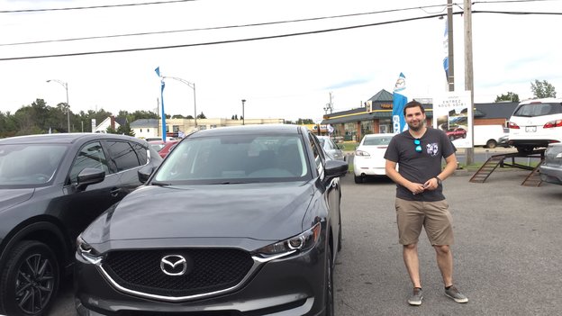 Félicitations Monsieur Chausse pour votre nouvelle Mazda CX5 2017